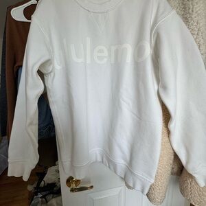 Lululemon White Sweatshirt